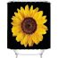 Cortina De Baño De Girasoles