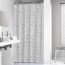 Cortina Ducha Blanco Y Negro